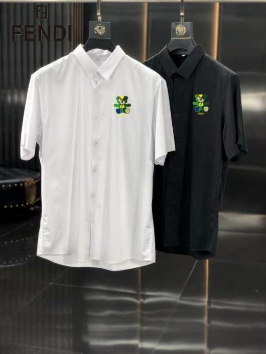 Picture of Fendi Shirts Short _SKUFendiShirtm-4xl25t0228337
